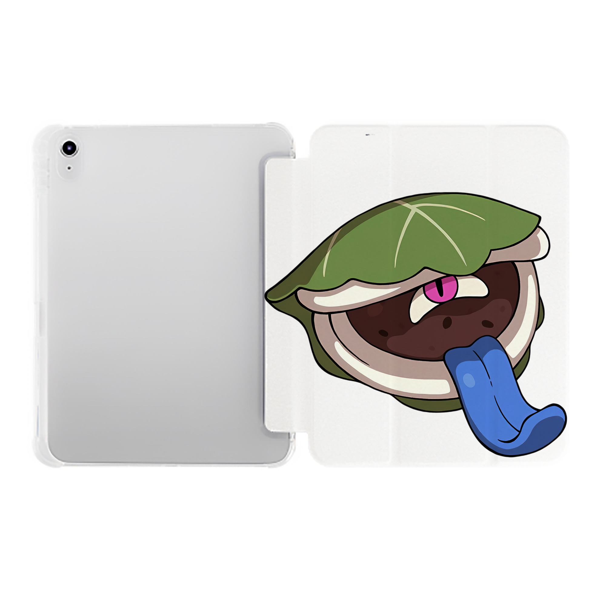 （画像用） 妖怪ウォッチ Yo-kai Watch IPad ケース ペン収納付き 三つ折りスタンド PUレザー×シリコン 対応機種9.5/10.5/10.9インチ